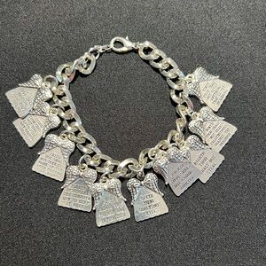 Pre-loved vintage  10 Commandments bracelet
